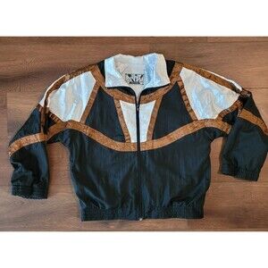 VTG SUNTERRA Petite Size M ? Windbreaker Nylon Jacket 90s NO TAG FLAW READ